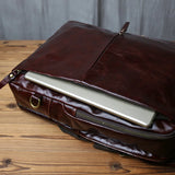 Mochila Lucca - em couro (vintage)