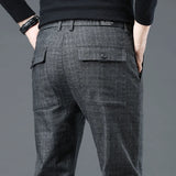 Calça Masculina Xadrez - Inglesa Modelo Slim
