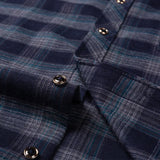 2024 New Men's Flannel Shirts Long Sleeve Cotton Soft Regular-fit Brushed Single Pocket Comfortable Casual Fashion Plaid Shirts