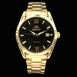 Orient Double Lion Classic Watch Series Gold - Tone Stainless Steel Automatic Mechanical Wristwatch Brand New Top Men's Watch