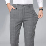 Calça Masculina  AIQUIIN – SMART CASUAL(Xadrez)