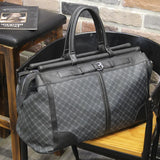 Fashion Plaid Travel Bag Men Handbag Large Capacity Top-Handle Bags Casual Totes Handbags Luggage Bag Luxury Fitness Golf Bag
