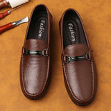 Sapato - Mocassins em couro genuíno(Roberto Magnos)