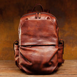 Mochila Em Couro - Mantime Lançamento 2026
