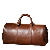 LUOKIR High Quality Men's Travel Bag Genuine Leather Luxury Luggage Bag Women's Weekend Duffle Bag Vintage Business Handbag