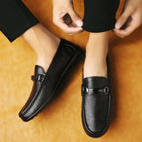 Sapato - Mocassins em couro genuíno(Roberto Magnos)