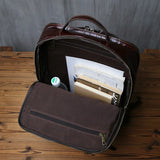 Mochila Lucca - em couro (vintage)