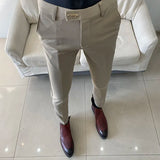 Calça Social Masculina - Lisa com Cintura Elástica