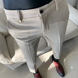 Calça Social Masculina - Lisa com Cintura Elástica