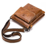 Bolsa de Ombro Masculina - Em Couro(Augusto)