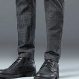 Calça Masculina Xadrez - Inglesa Modelo Slim