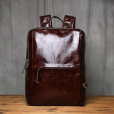 Mochila Lucca - em couro (vintage)