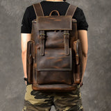 Mochila Xavier - Em Couro(Lastre)