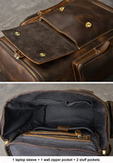 Mochila Xavier - Em Couro(Lastre)