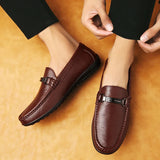 Sapato - Mocassins em couro genuíno(Roberto Magnos)