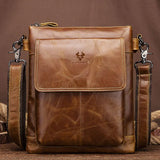 Bolsa de Ombro Masculina - Em Couro(Augusto)